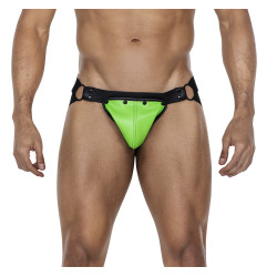 CUT4MEN Jockstrap Snap Noir-Vert